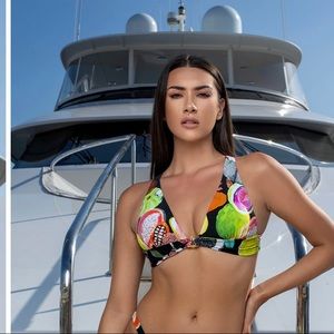 Christian Lacroix For Swiminista: Cheer Top Manaos Print